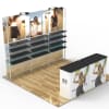 10 X 10ft Trade Show Booth with Full Shelving- Malvados