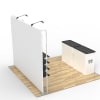 10 X 10ft Trade Show Booth with Full Shelving- Malvados