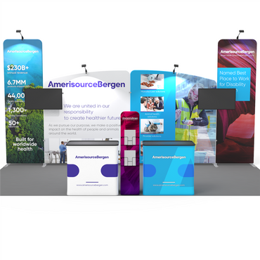10x20 Trade Show Booth - Amerisource