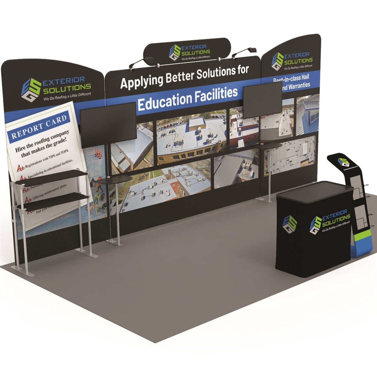 10 x 20ft Big Fabric Plus Trade Show Booth- Exterior Solutions