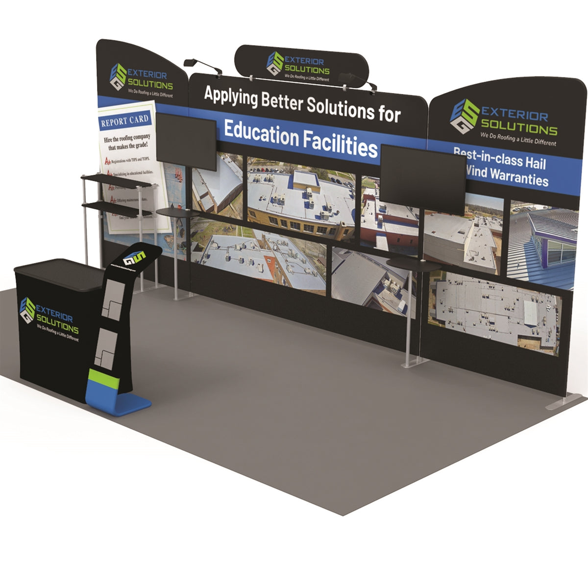 10 x 20ft Big Fabric Plus Trade Show Booth- Exterior Solutions