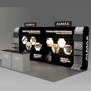 10x20 Backlit Trade Show Booth Display- Almax