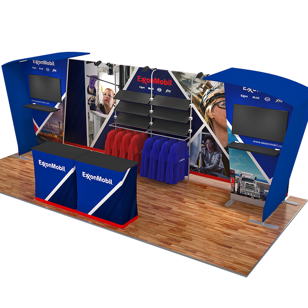 10 X 20 Ft Merchandising Booth