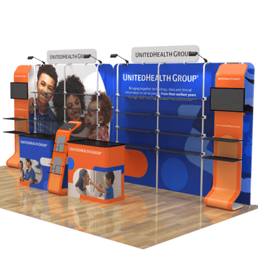 10 X 20ft Merchandising Trade Show Booth- United Health