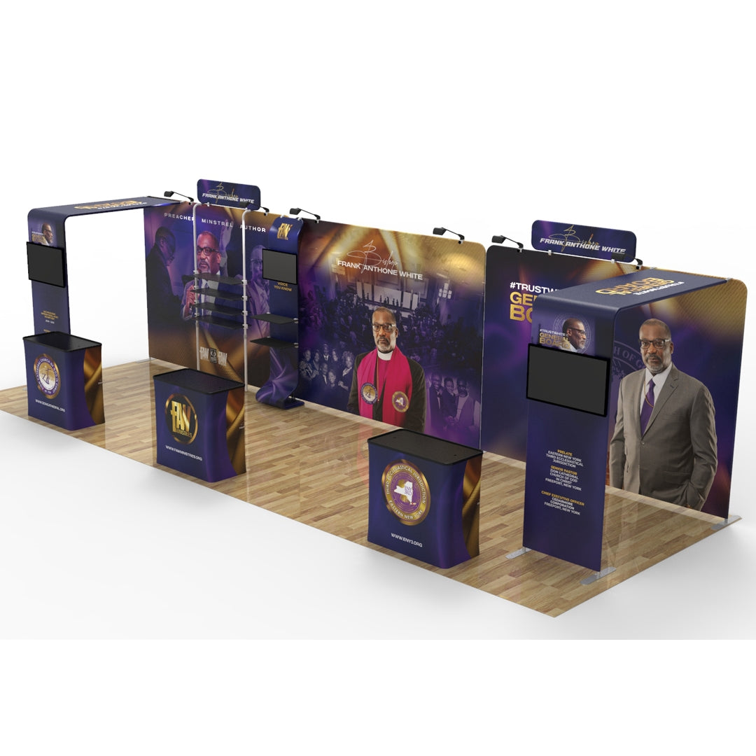 10 x 30 ft Trade Show Booth Display- General