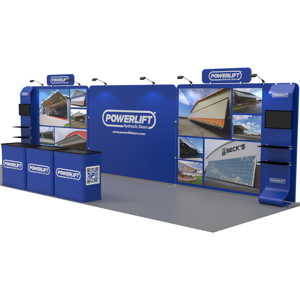 10 x 30 ft Trade Show Display - Power Lift