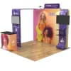 10x10 ft Trade Show Booth with 2 Monitors Mounts-