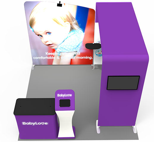 10 X 10ft Fabric Plus Bridge Display