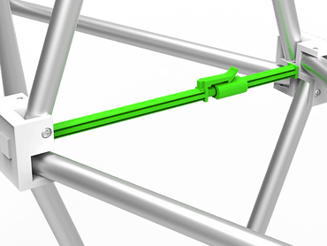 10ft Straight PopUp Now Fabric Display with Counter