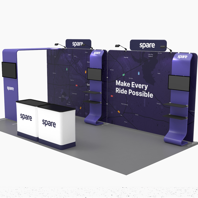 20ft Big Fabric Bridge Trade Show Display