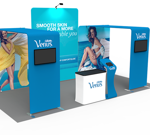 10 X 20 Ft Tension Fabric Display - Venus