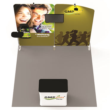 10x10 ft Trade Show Exhibit with Podium - GMP