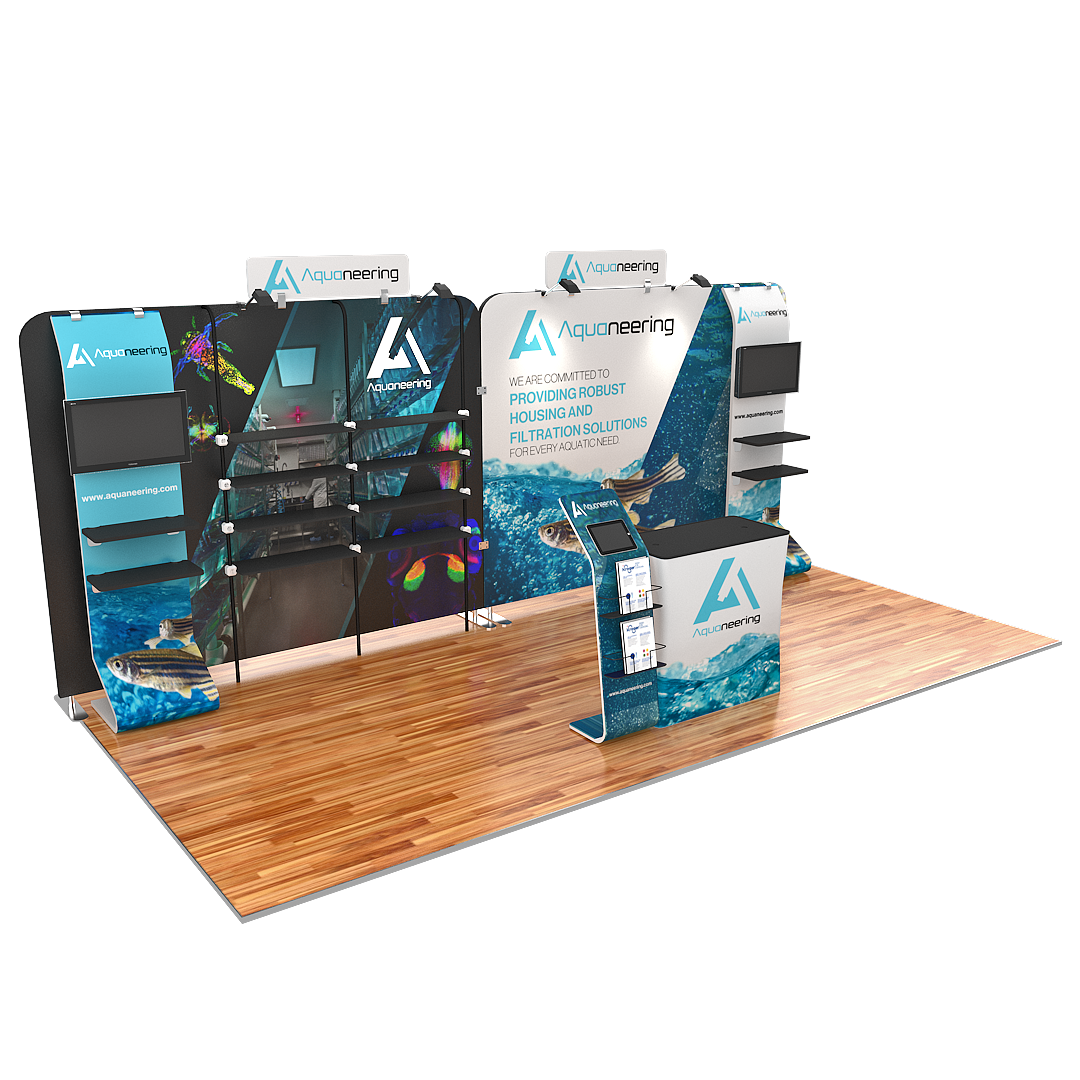 10x20 ft Trade Show Display- AquaNeering