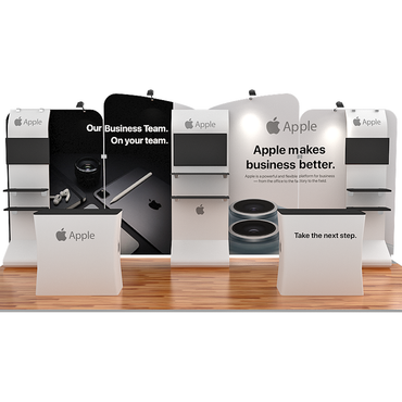 10 X 20 ft Big Fabric Trade Show Booth Treo Media Kit