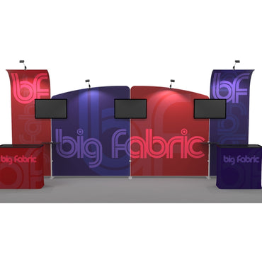 10x20 Big Fabric Trade Show Booth Kit