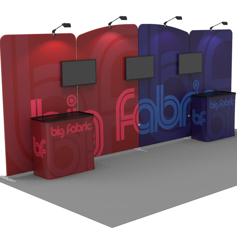 10 X 20ft Big Fabric Trade Show Booth Media Kit 1