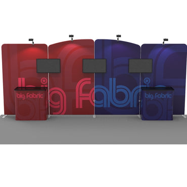 10 X 20ft Big Fabric Trade Show Booth Media Kit 1