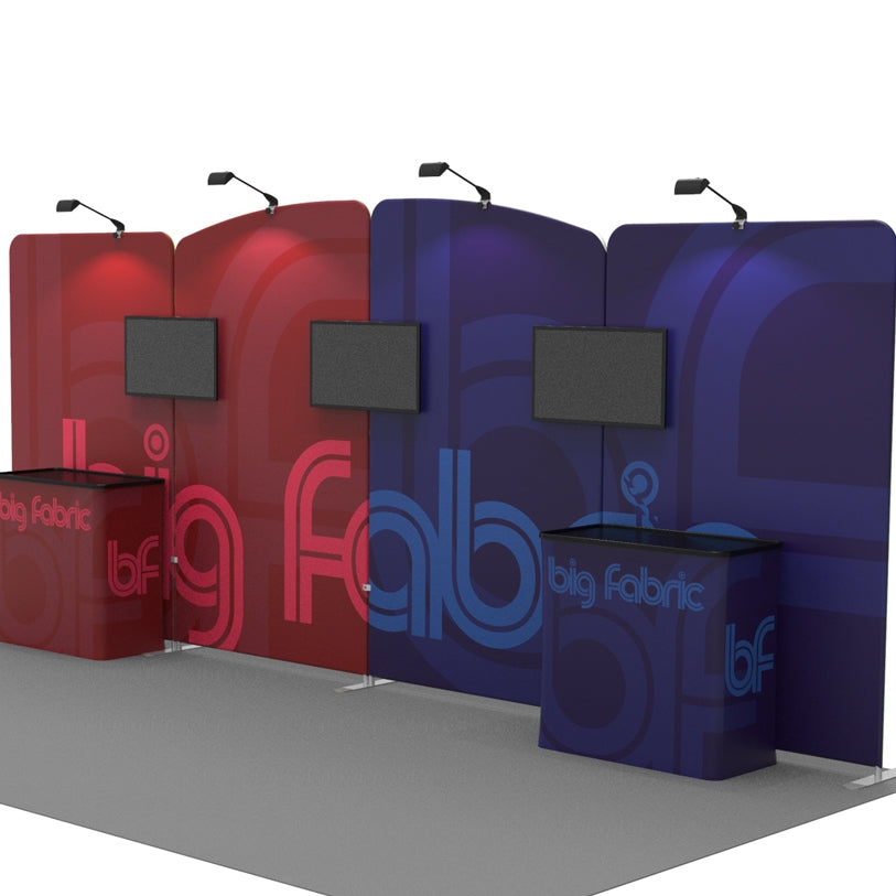 10 X 20ft Big Fabric Trade Show Booth Media Kit 1