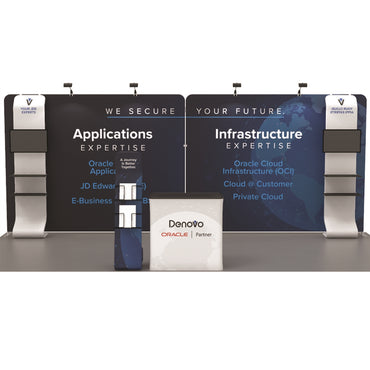 10 X 20 Tension Fabric Media Booth Game Sir