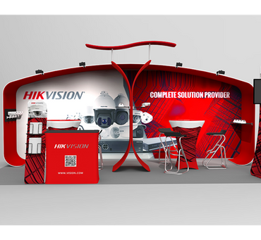 10 x 20 Custom Tension Fabric Pillowcase Display