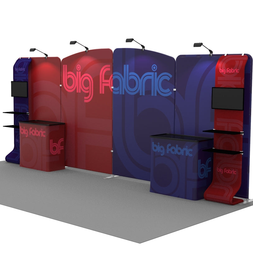10 X 20 Ft Big Fabric Trade Show Booth kit 2