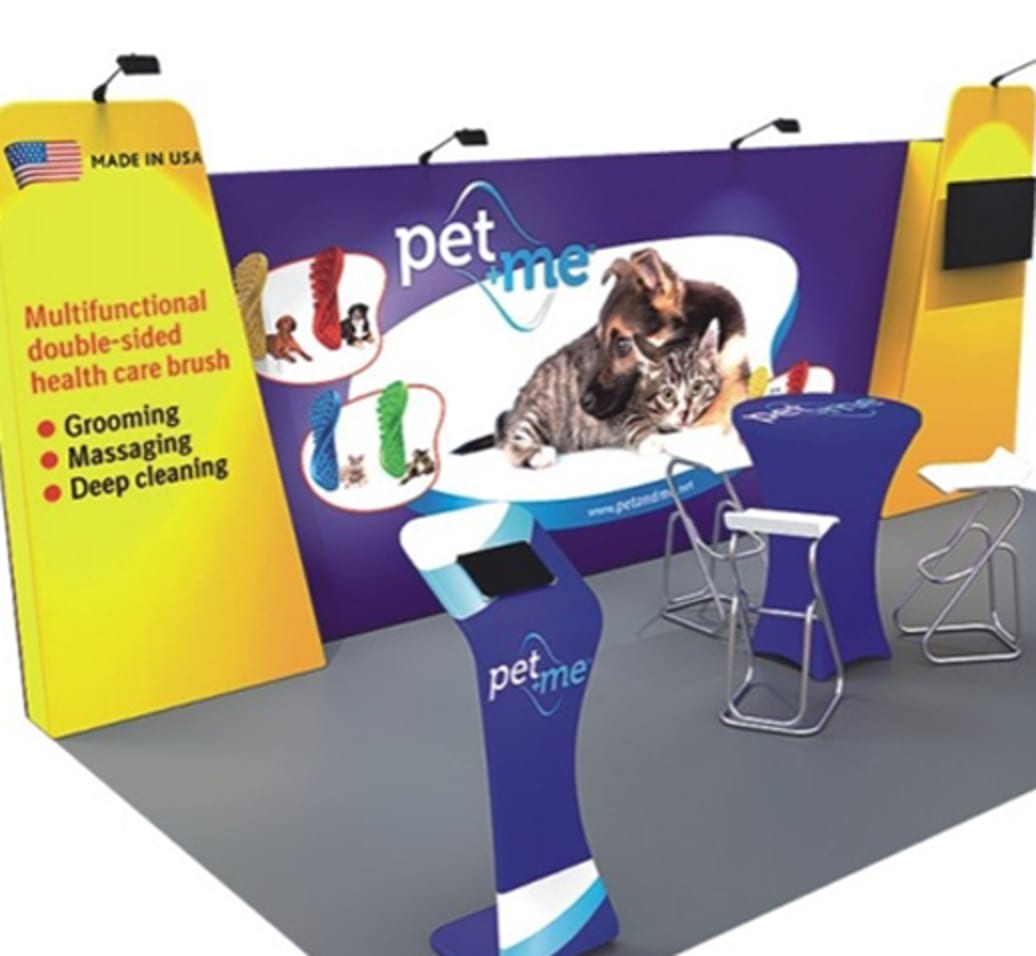 10 X 20 Ft Tension Fabric Display Pet