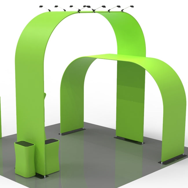20 X 20 Big Arch Trade Show Booth 16ft Tall