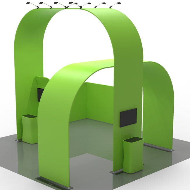 20 X 20 Big Arch Trade Show Booth 16ft Tall