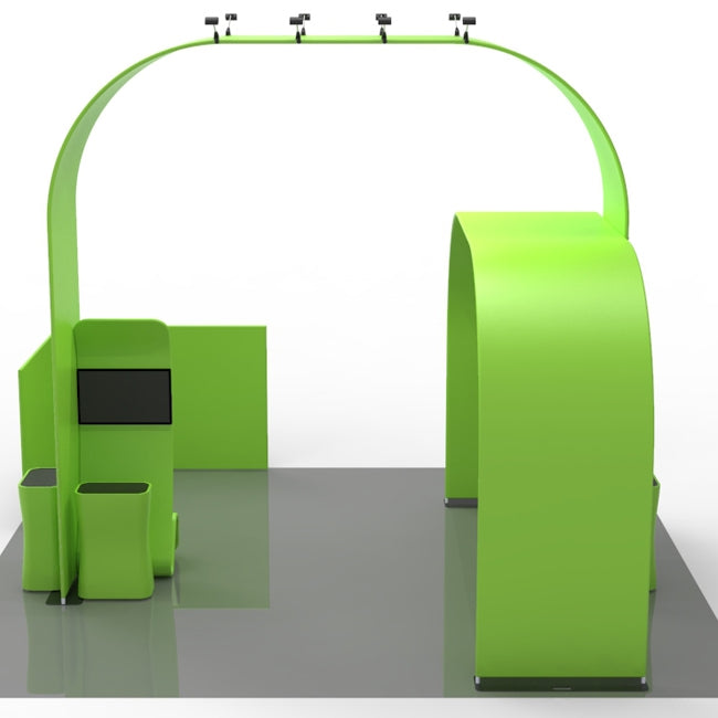 20 X 20 Big Arch Trade Show Booth 16ft Tall