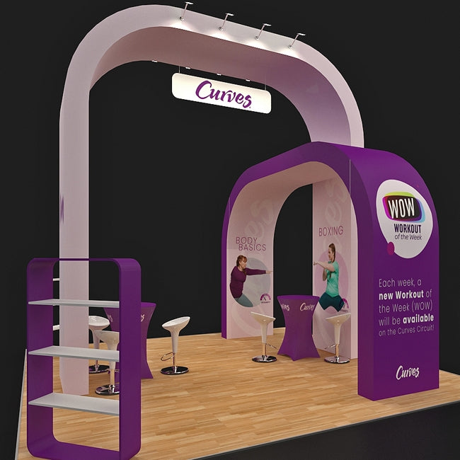 20 X 20 Big Arch Trade Show Booth 2 -16ft tall