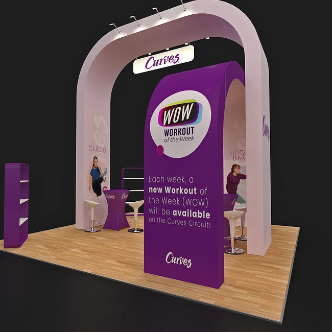 20 X 20 Big Arch Trade Show Booth 2 -16ft tall