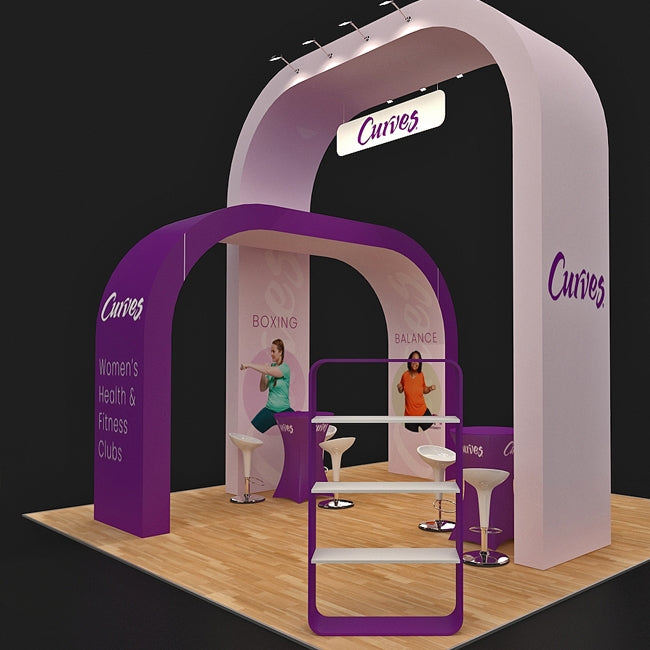 20 X 20 Big Arch Trade Show Booth 2 -16ft tall