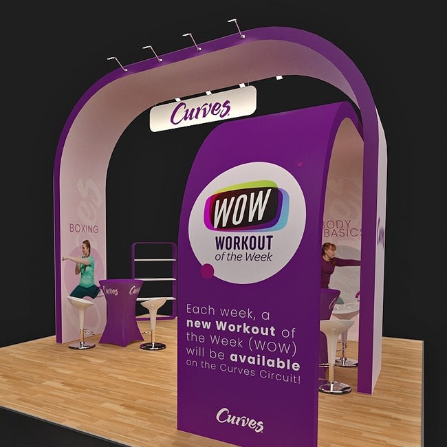 20 X 20 Big Arch Trade Show Booth 2 -16ft tall