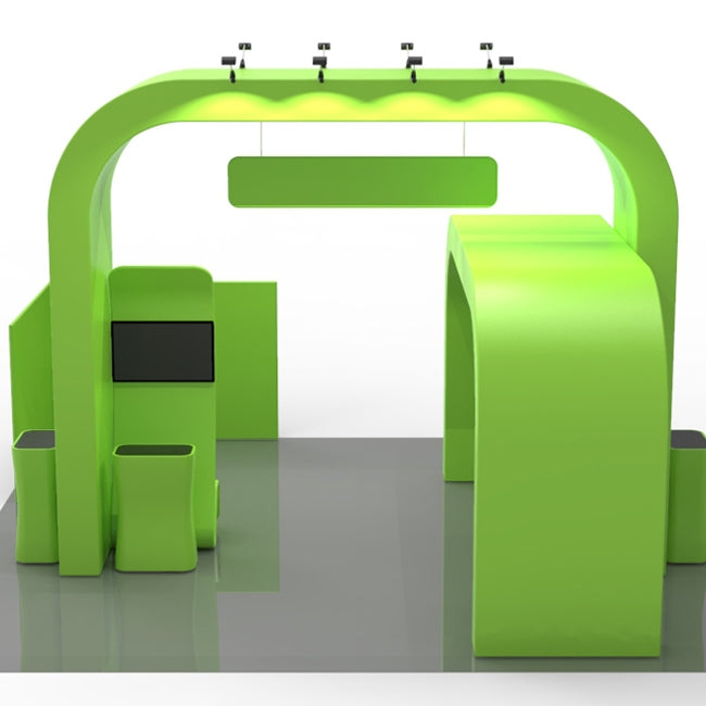 20 X 20 Big Arch Trade Show Booth - 12ft Tall
