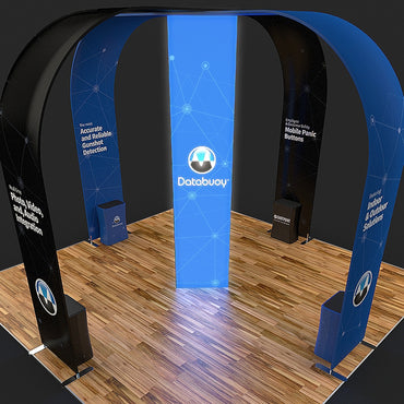 20 X 20 ft Backlit 16 ft Tall Arch Trade Show Booth