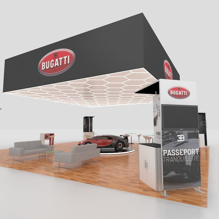 Custom Trade Show Booth - Bugatti