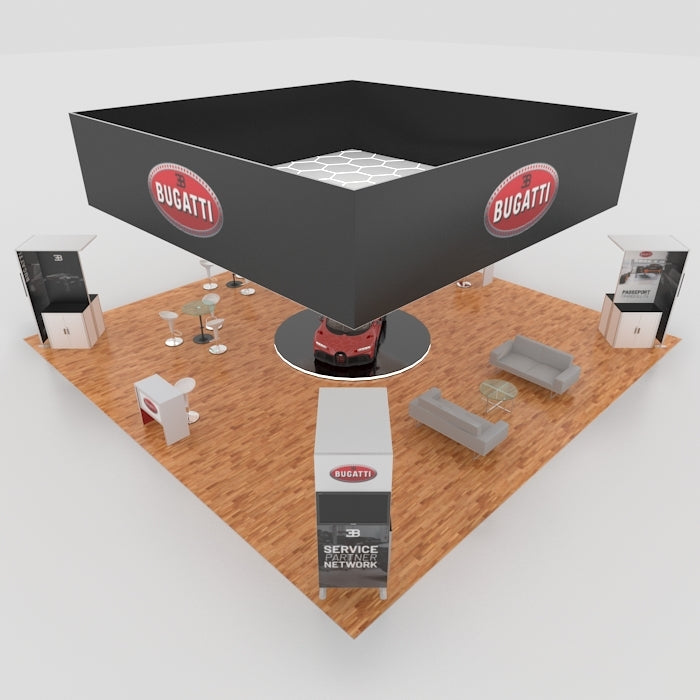 Custom Trade Show Booth - Bugatti