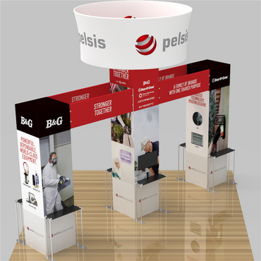20 X 20 Tower Trade Show Exhibit Booth- Bird Be Gone