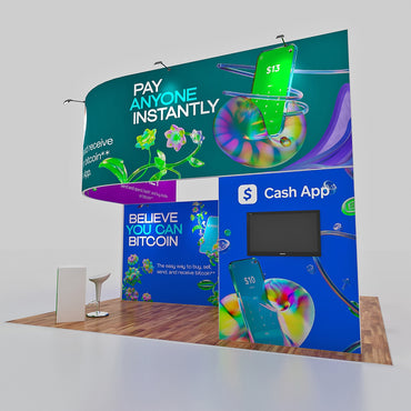 Custom Trade Show Booth - Cash App