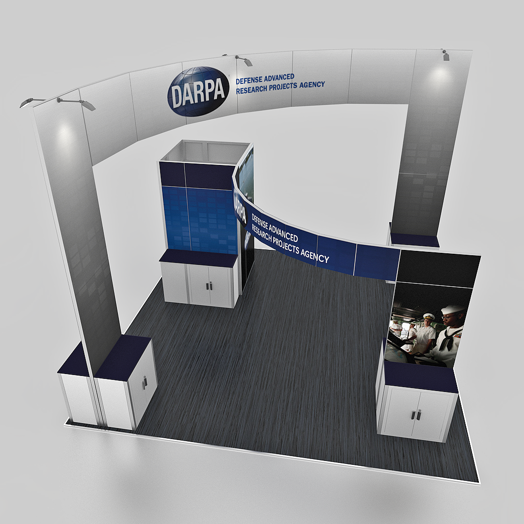 Custom Trade Show Booth - Darpa