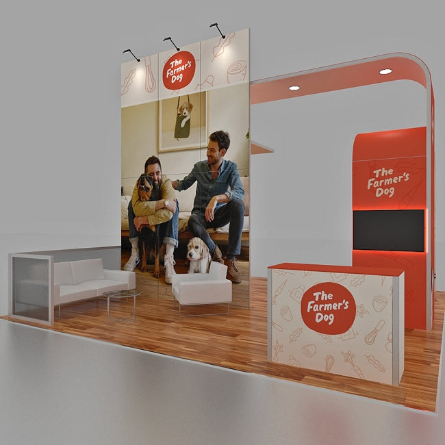Custom Trade Show Display - Farmers Dog