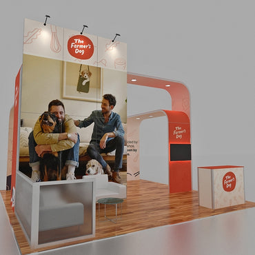 Custom Trade Show Display - Farmers Dog