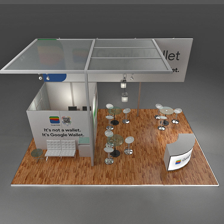 20 X 20 Modular Trade Show Booth - Google Wallet