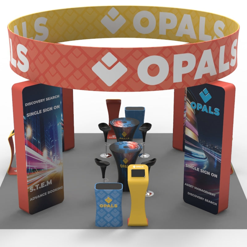 20 X 20 Trade Show Exhibit Booth- Opal