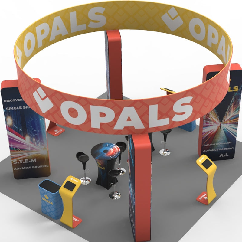 20 X 20 Trade Show Exhibit Booth- Opal