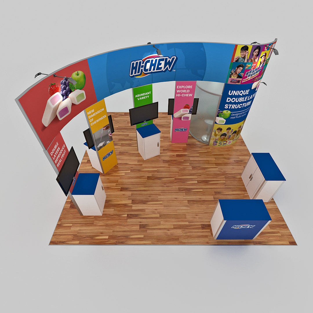 Custom Trade Show Booth - High Chew