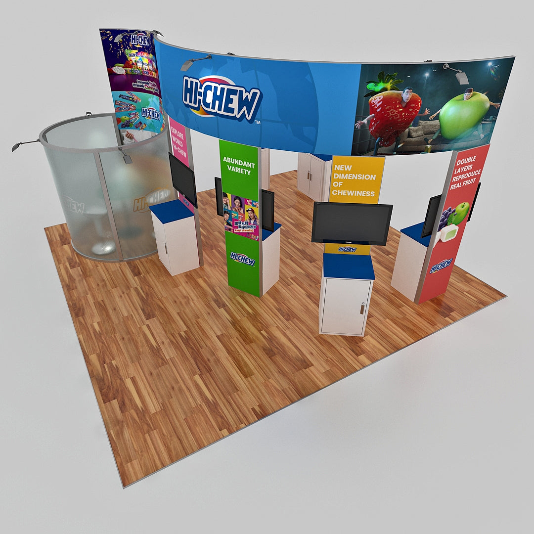 Custom Trade Show Booth - High Chew
