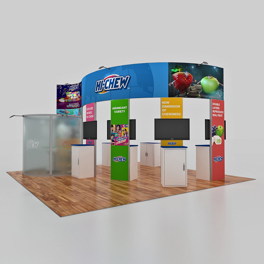 Custom Trade Show Booth - High Chew