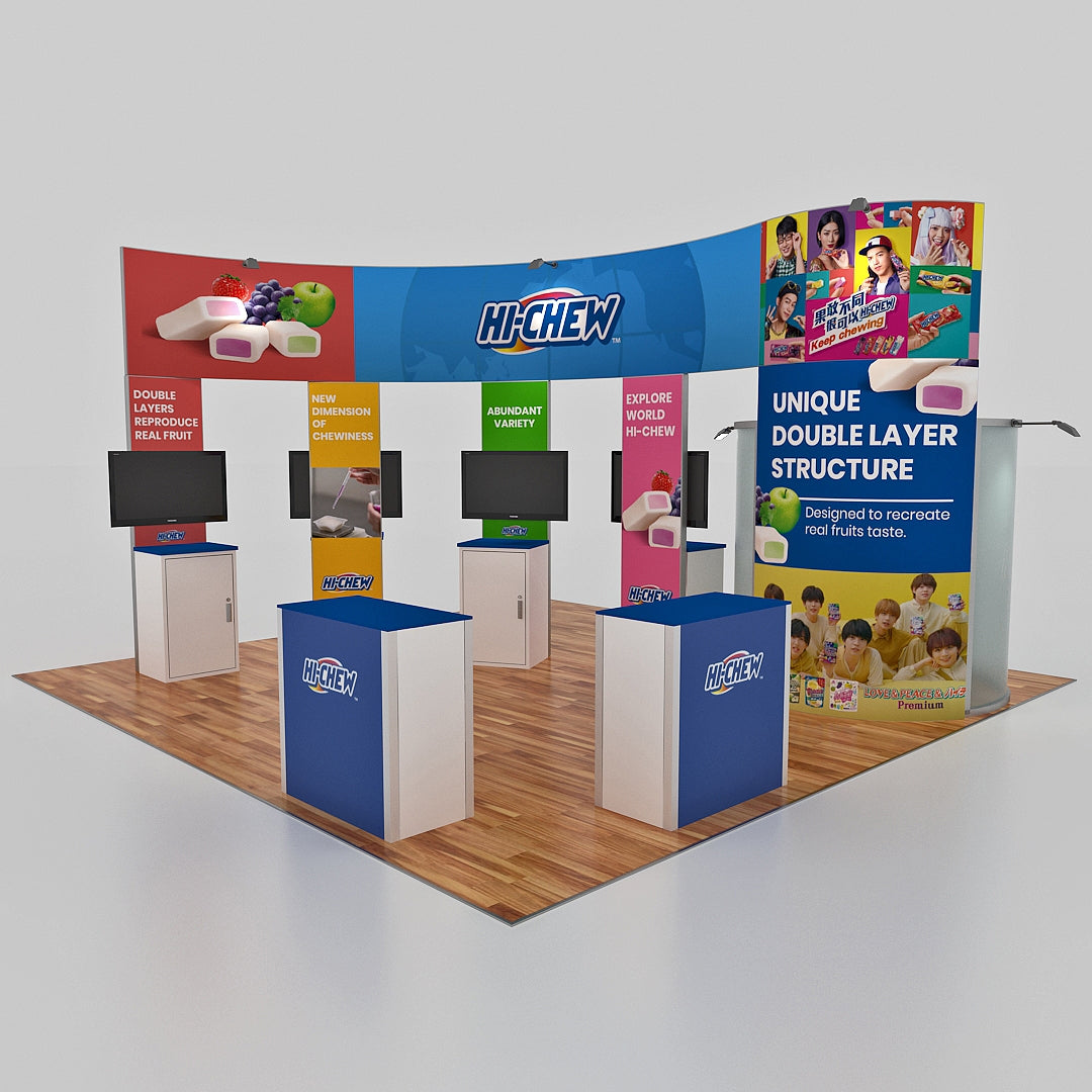 Custom Trade Show Booth - High Chew