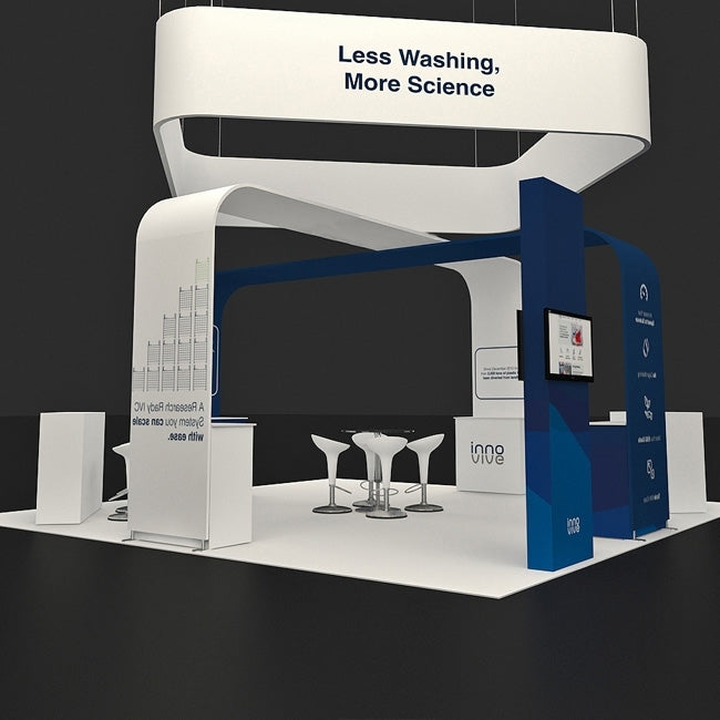 20 X 20 Ft Trade Show Booth - Innovive 20 ft Tall